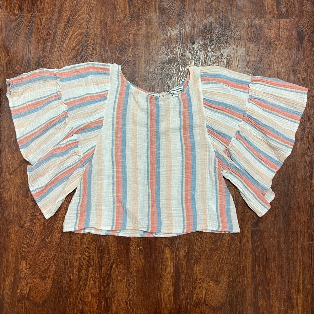 Beautiful gauzy American eagle blouse